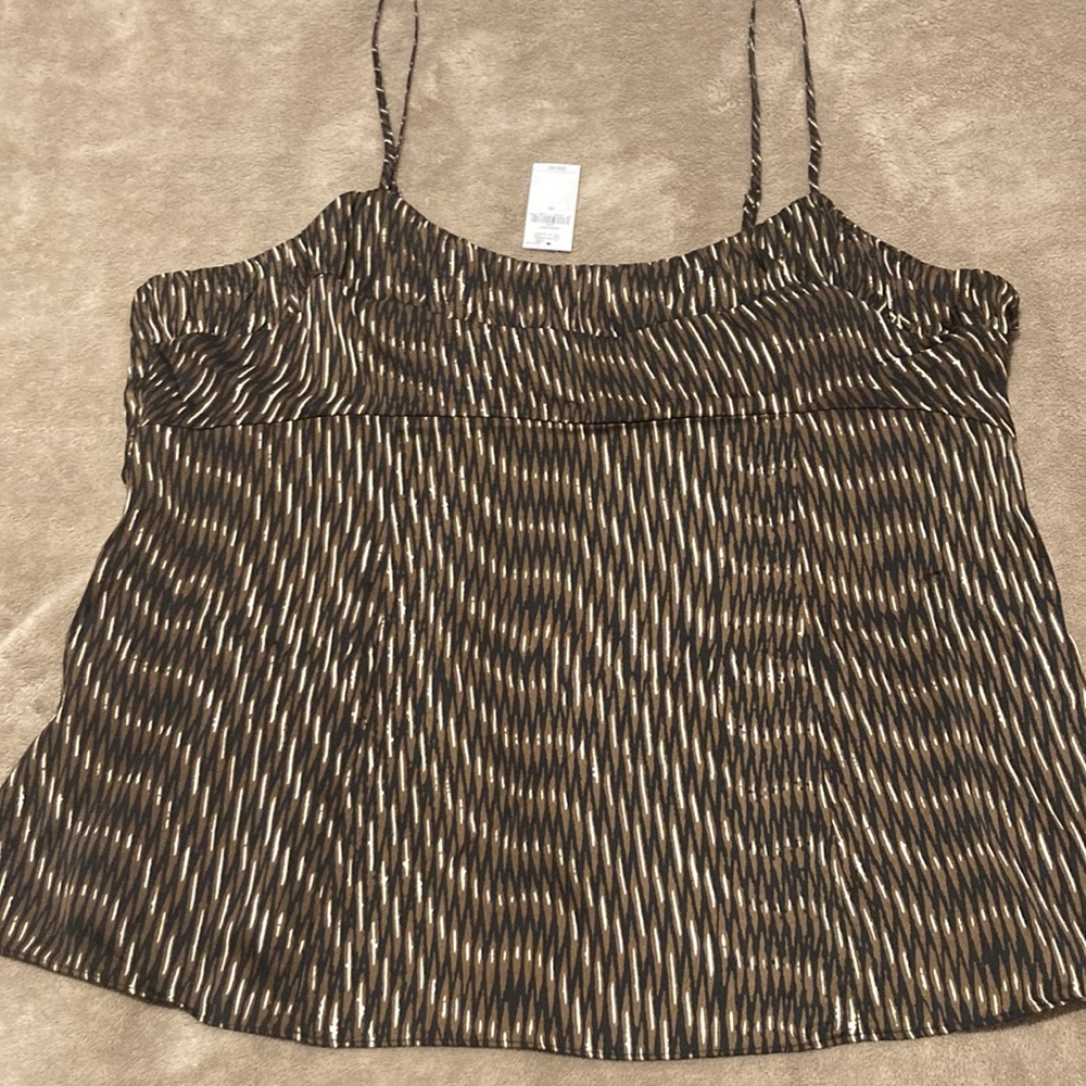 BANANA REPUBLIC SHIRRED CAMISOLE